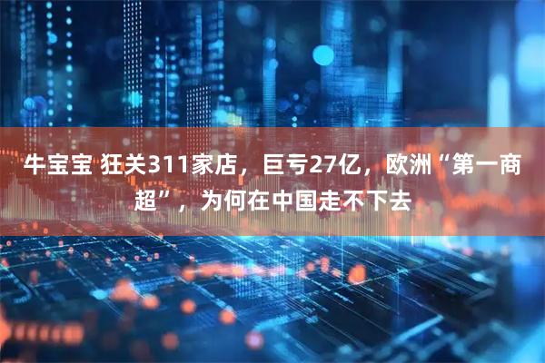 牛宝宝 狂关311家店，巨亏27亿，欧洲“第一商超”，为何在中国走不下去