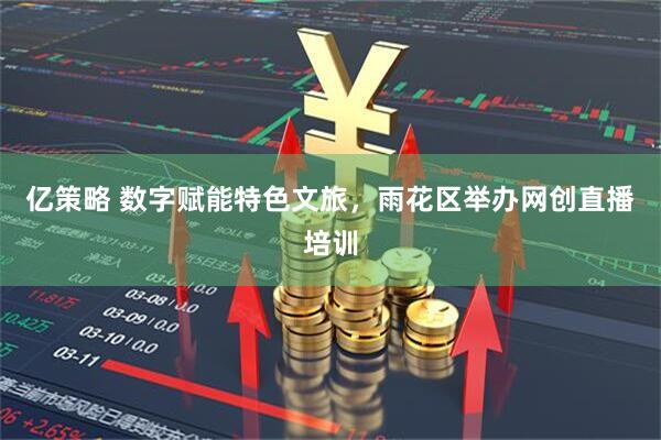 亿策略 数字赋能特色文旅，雨花区举办网创直播培训
