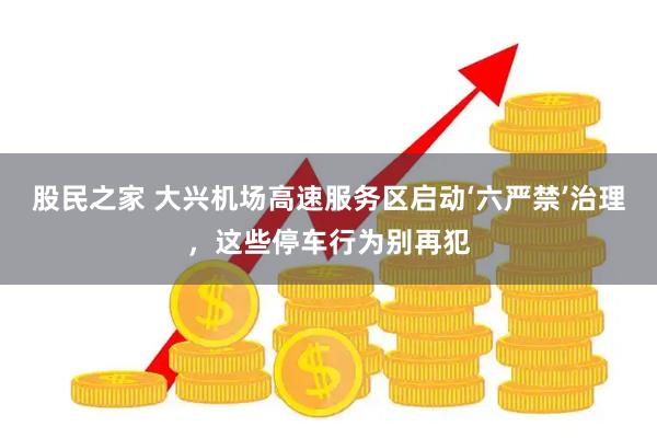 股民之家 大兴机场高速服务区启动‘六严禁’治理，这些停车行为别再犯