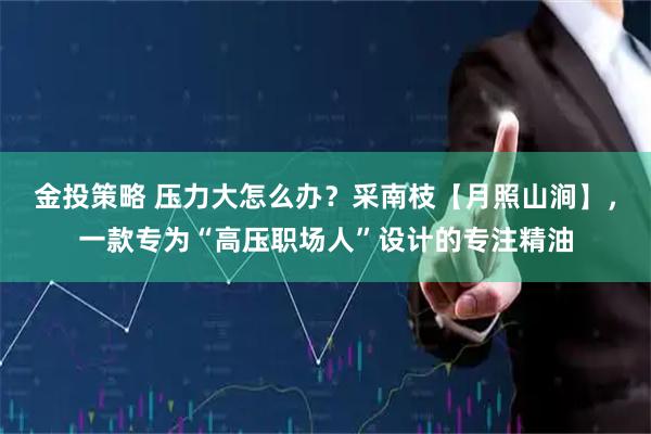 金投策略 压力大怎么办？采南枝【月照山涧】，一款专为“高压职场人”设计的专注精油