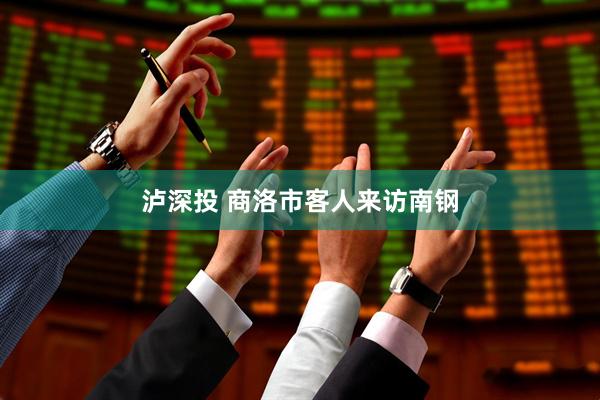 泸深投 商洛市客人来访南钢