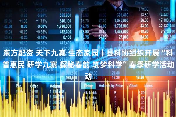东方配资 天下九寨 生态家园｜县科协组织开展“科普惠民 研学九寨 探秘春韵 筑梦科学”春季研学活动